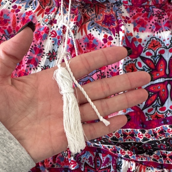 Altar'd State Multicolor Floral romper - Picture 4 of 6